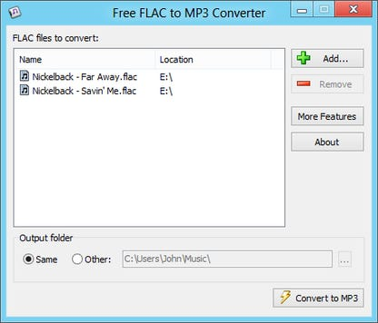 Free FLAC to MP3 Converter for PC Windows 1.4 Download