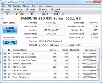 Main image for CrystalDiskInfo application
