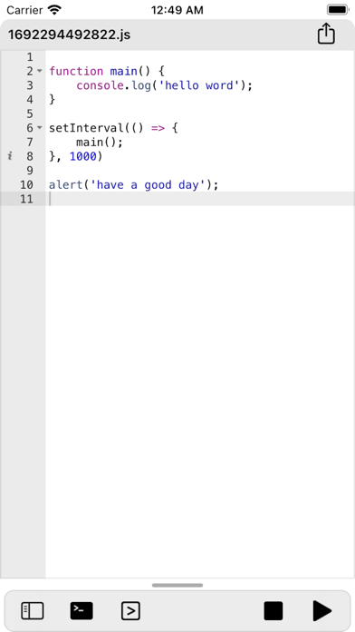 Palm: Tiny Javascript poster