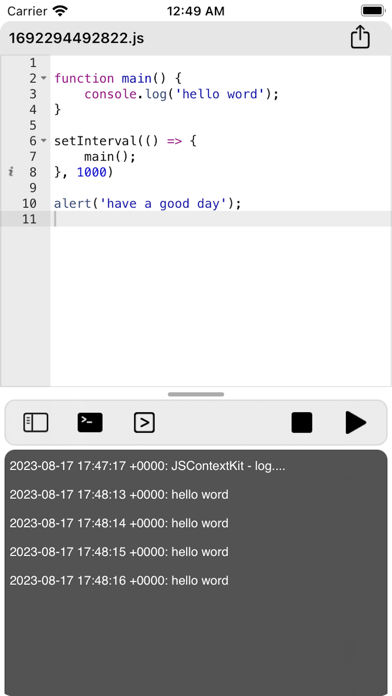Palm: Tiny Javascript poster