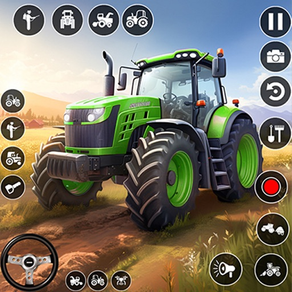 Real Tractor Farm Games 2024