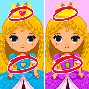 Spot 5 Differences Girls Games