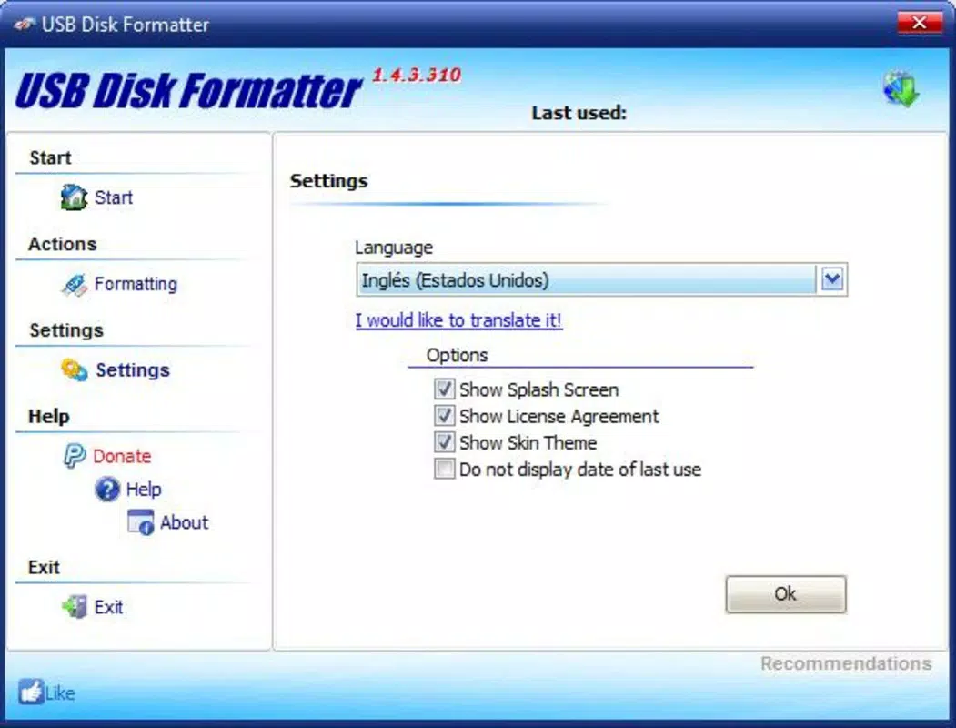 USB Disk Formatter