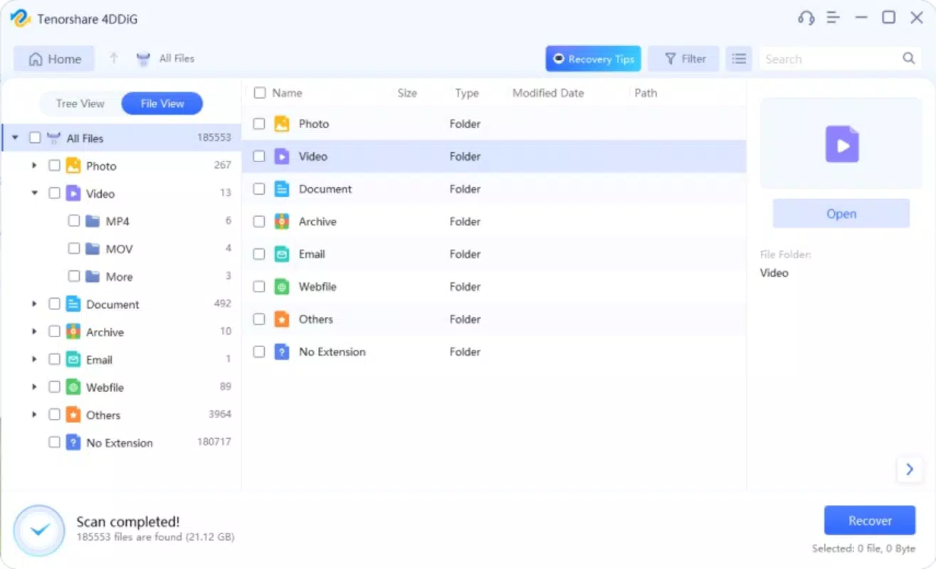 4DDiG Windows Data Recovery