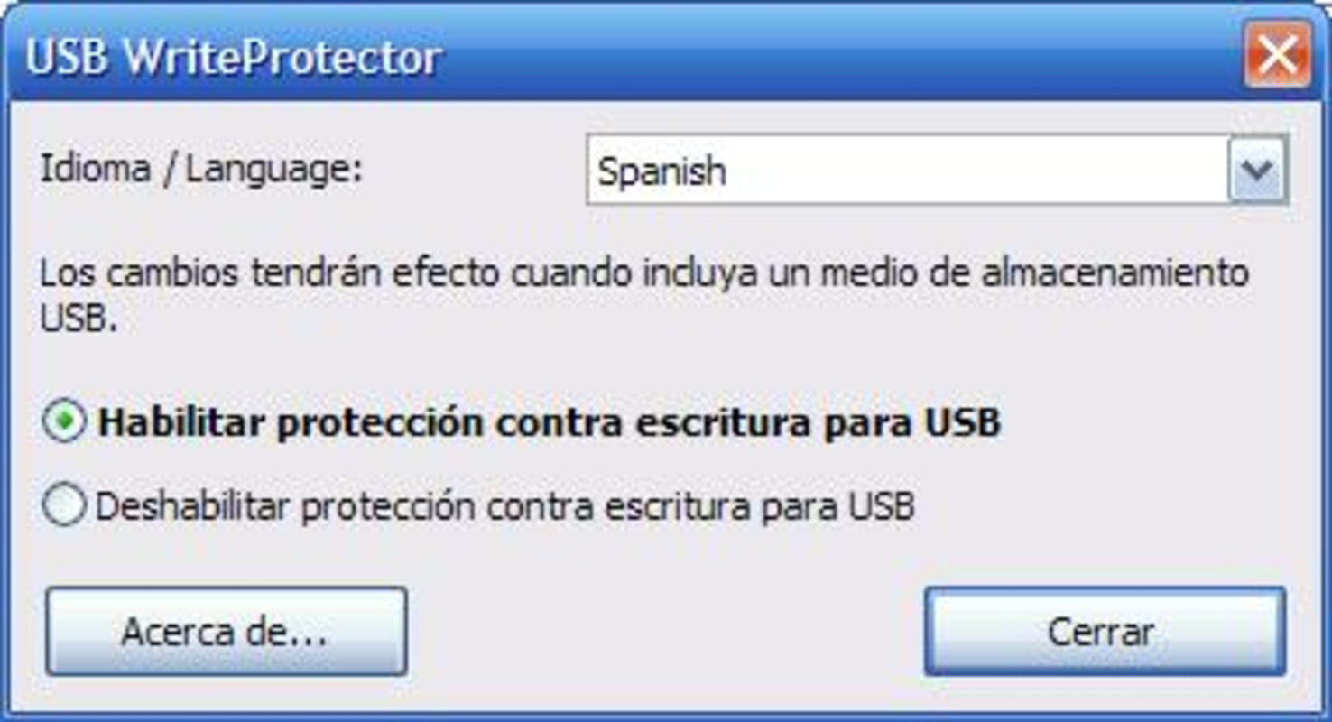 USB WriteProtector