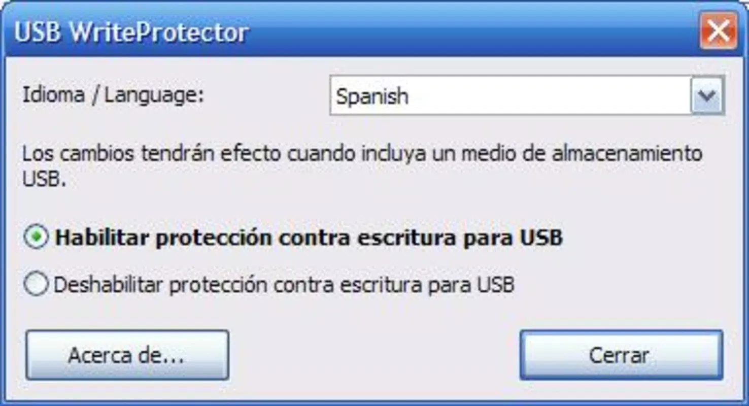 USB WriteProtector