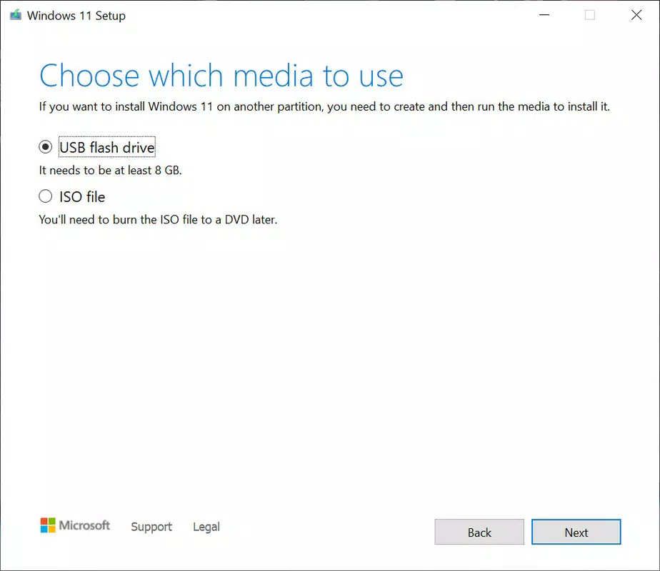 Windows 11 Media Creation Tool
