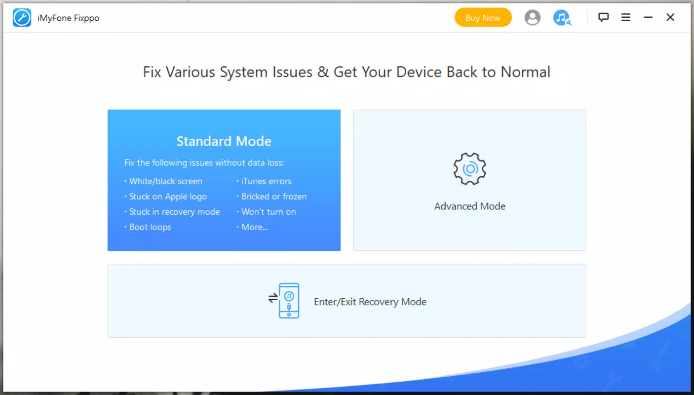 iMyFone Fixppo iOS Repair Tool-Windows