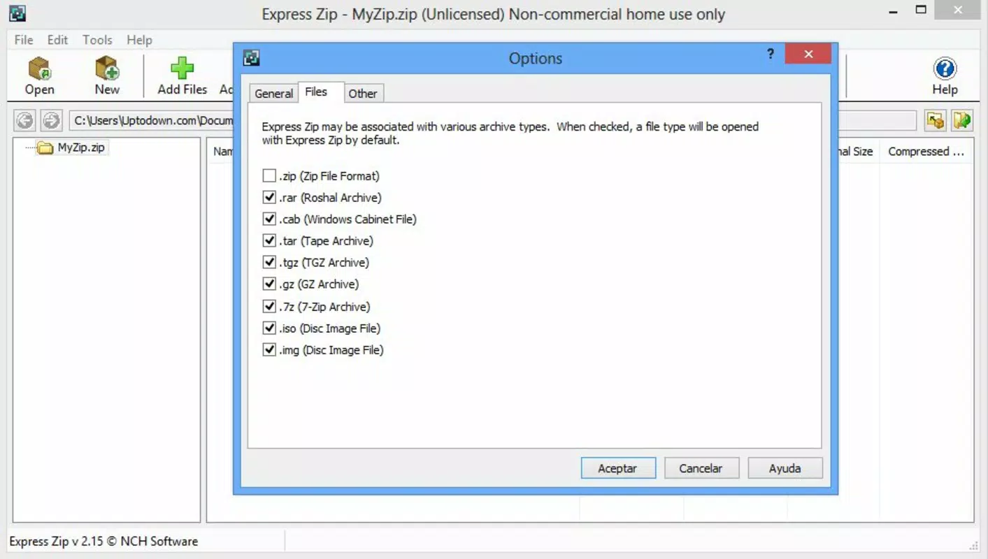 Express Zip Free Compression
