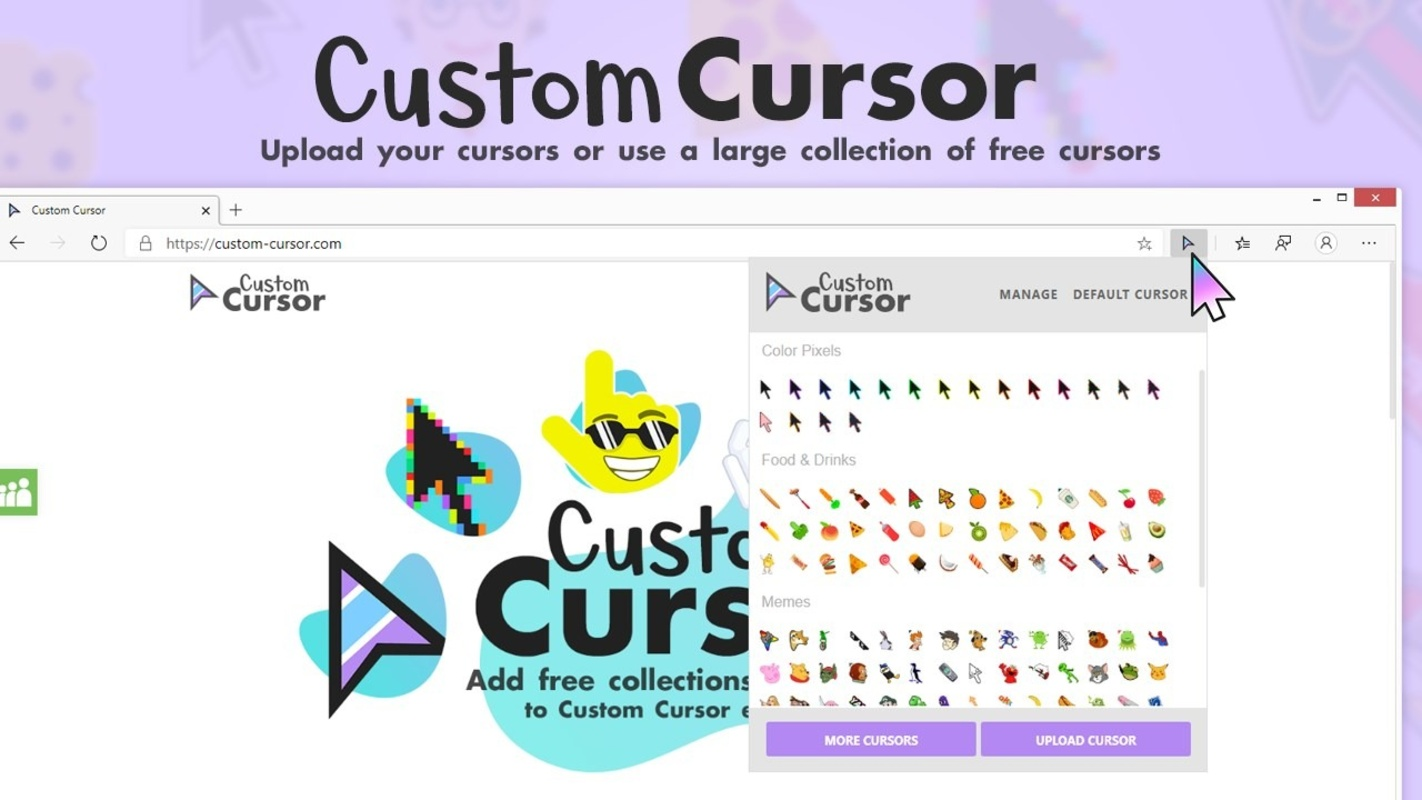 Custom cursors for Chrome