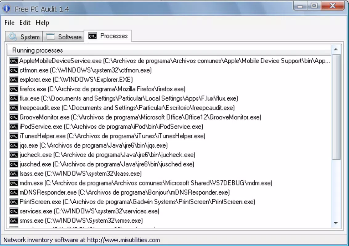 Free PC Audit
