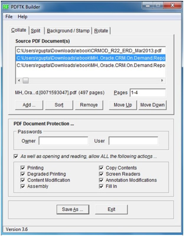 PDFTK Builder