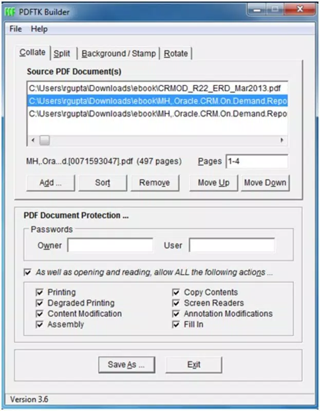 PDFTK Builder