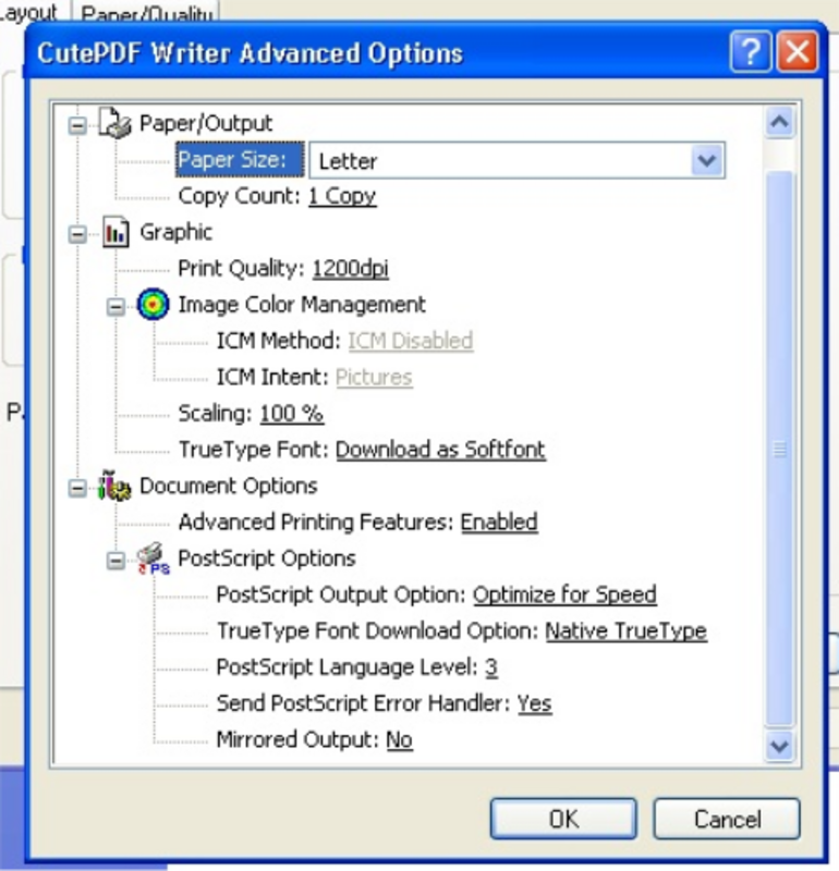 CutePDF Writer