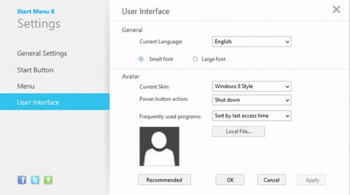 Start Menu 8