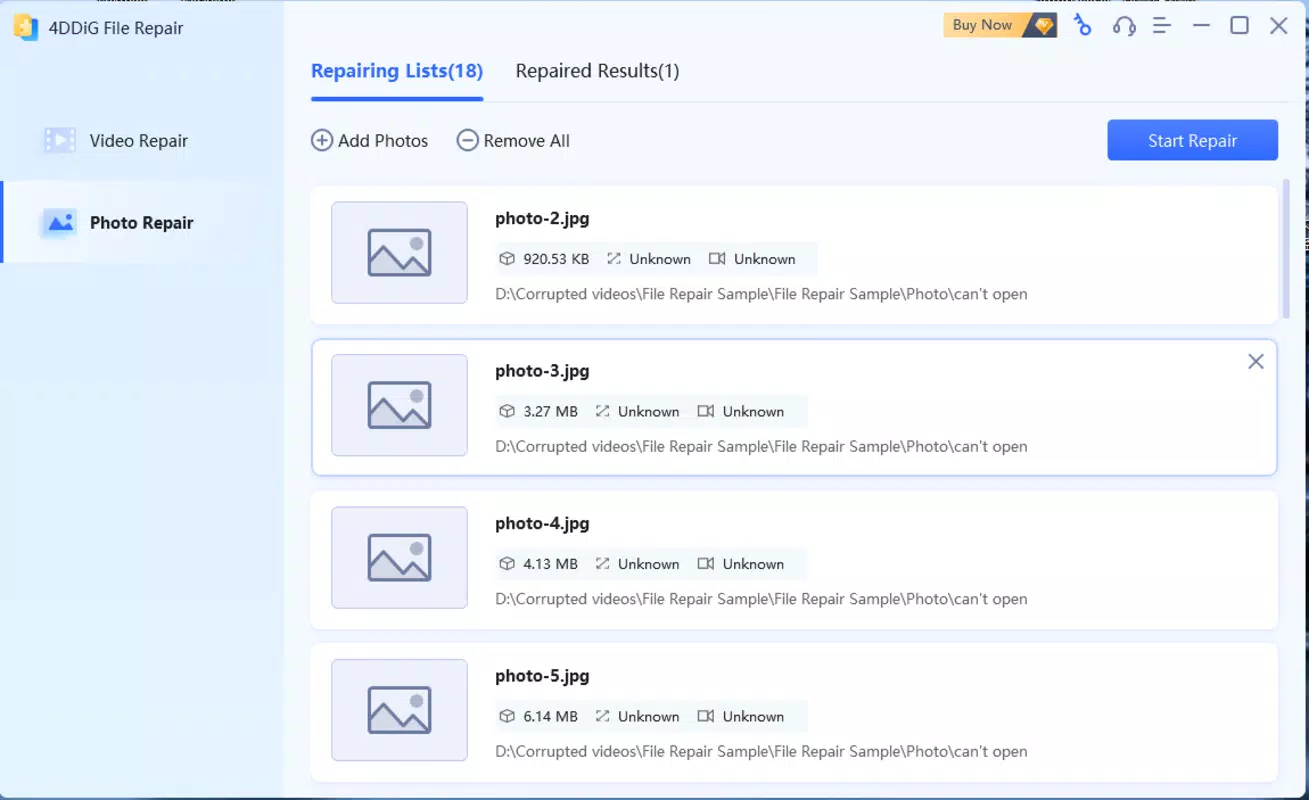 4DDiG File Repair