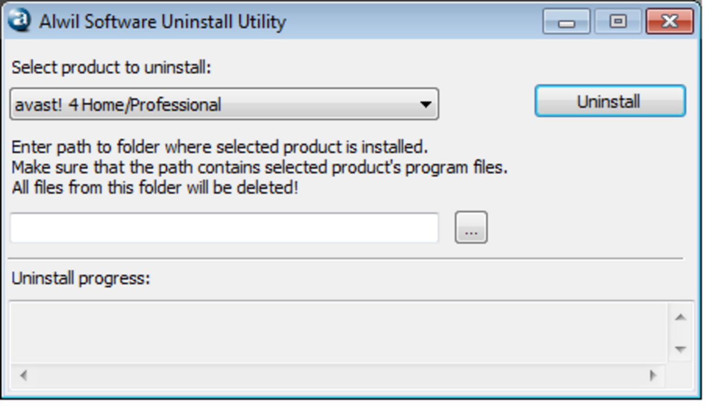 Uninstall Utility. Https://www.Avast.ru/Uninstall-Utility. Uninstall. Alwil.