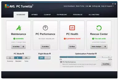 AVG PC TuneUp