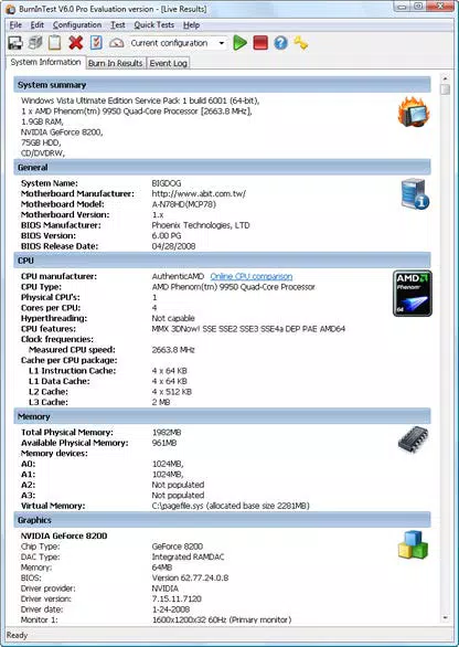 Main image for BurnInTest Standard application
