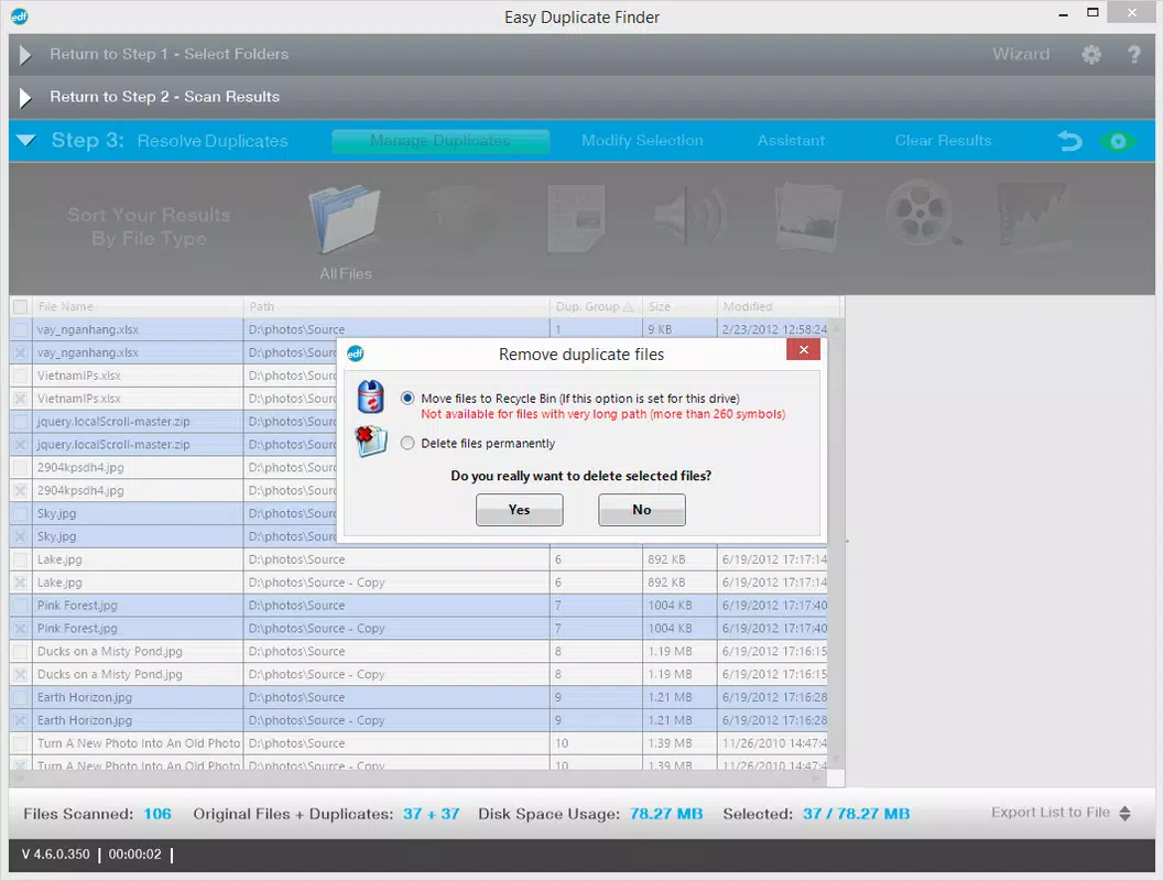Easy Duplicate Finder