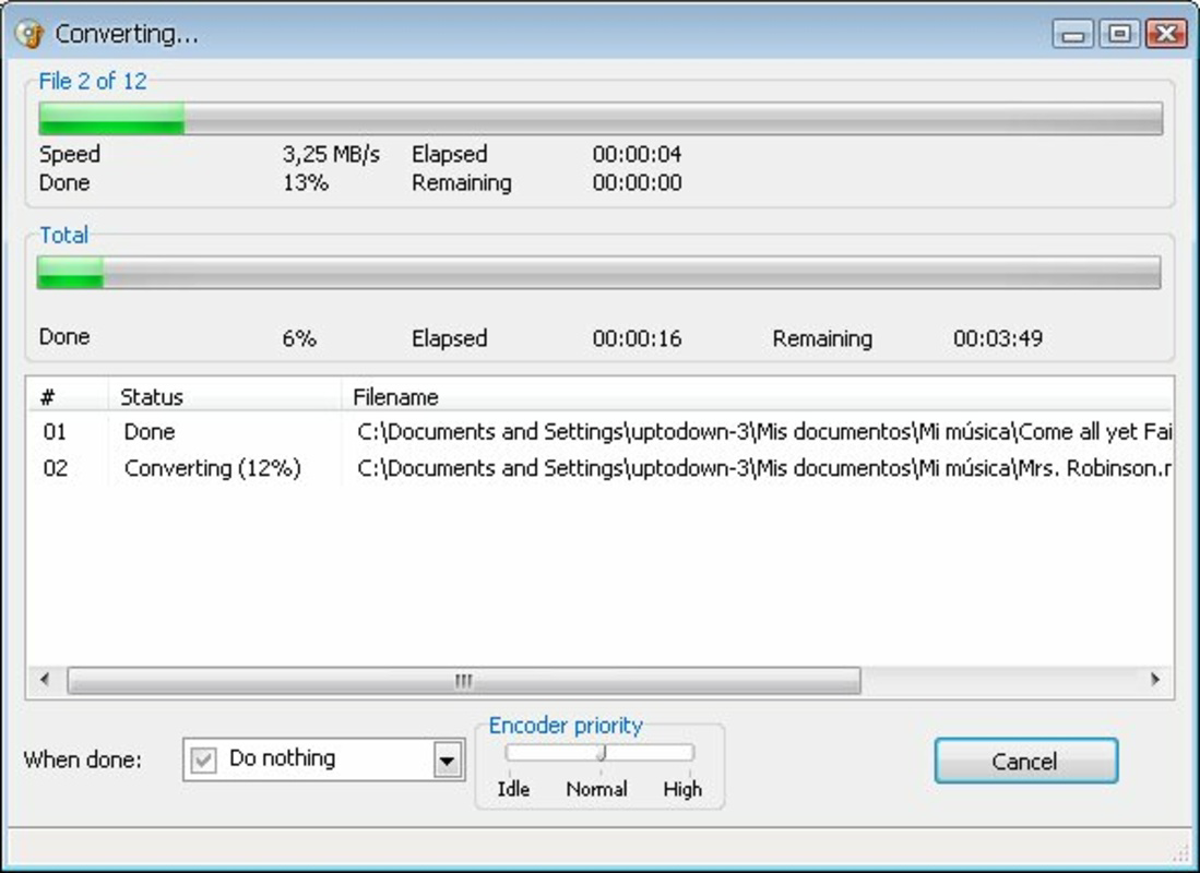 Audio Transcoder