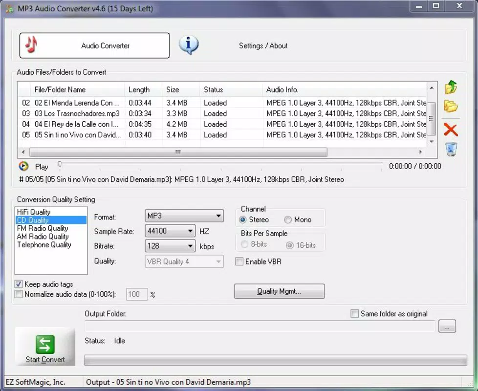 Main image for Mp3 Audio Converter application