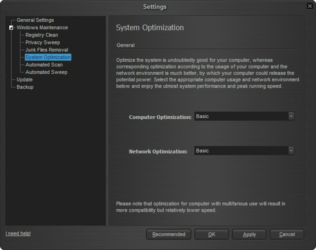 System Speed Booster