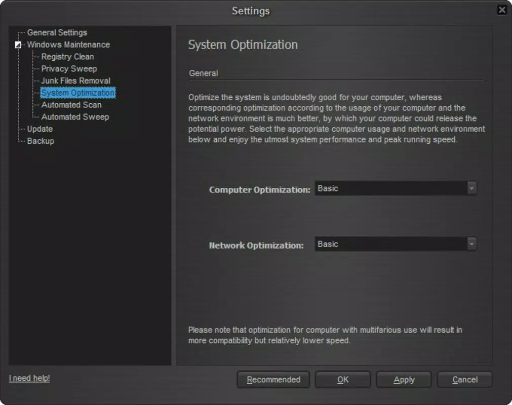 System Speed Booster