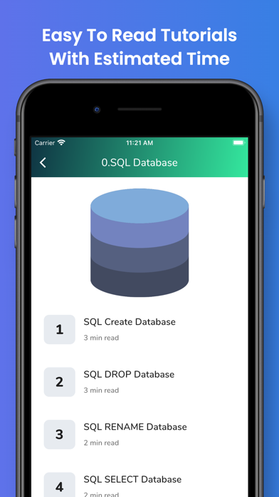 Learn SQL Database Programming poster