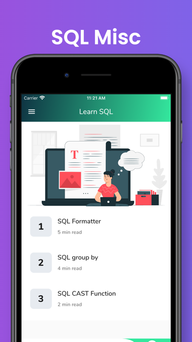 Learn SQL Database Programming poster