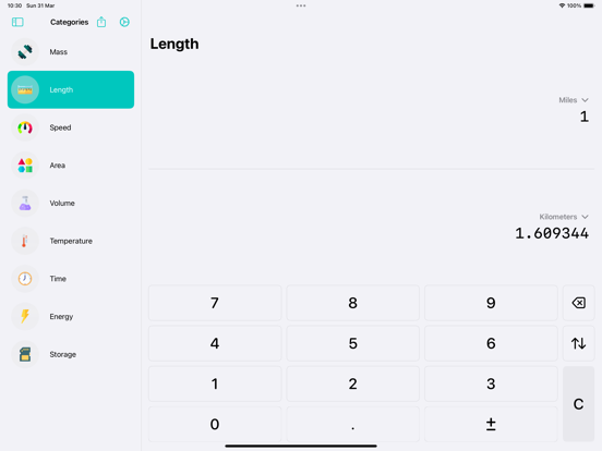 METRIC CONVERSION APP FOR IPHONE visual data 4