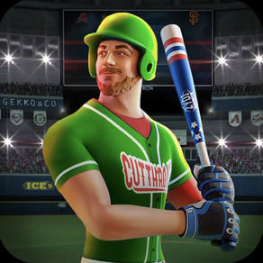 Baseball Home Run flick Stars