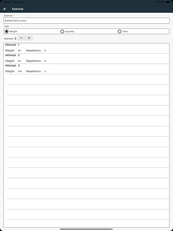 Workout Planner Pro+ Cartaz