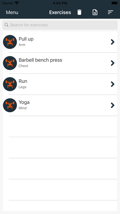 Workout Planner Pro+ Cartaz