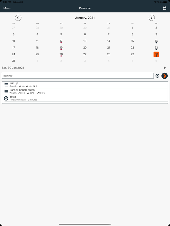 Workout Planner Pro+ Cartaz