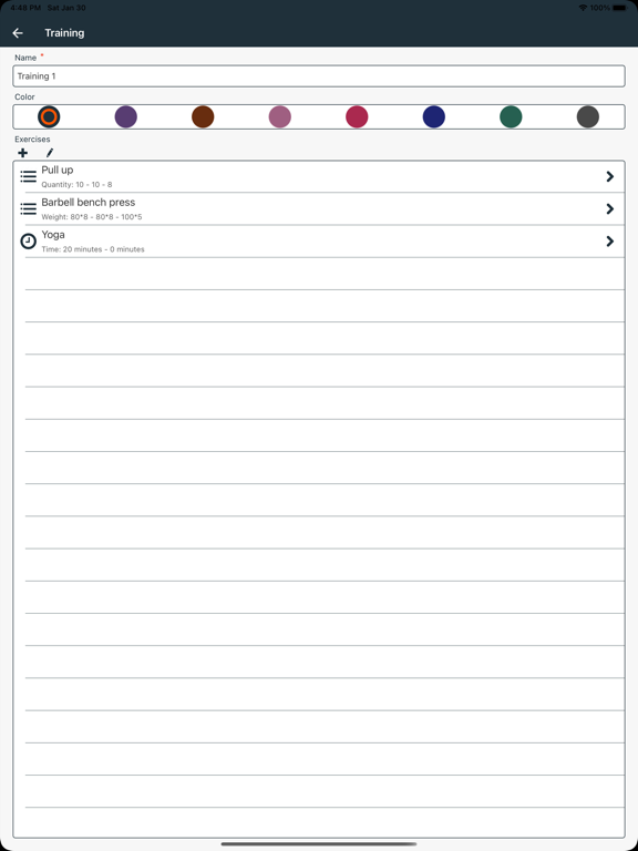 Workout Planner Pro+ Cartaz