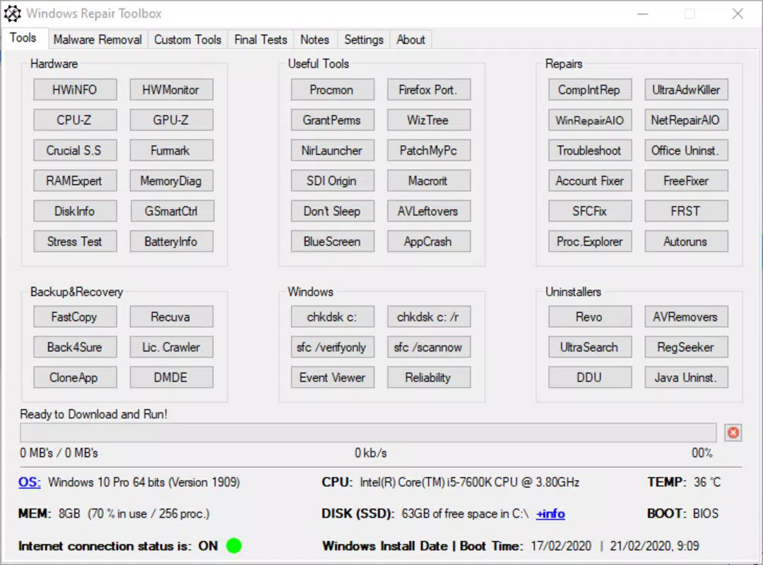 Windows Repair Toolbox
