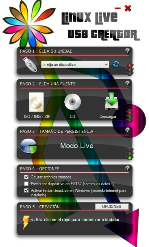 LinuxLive USB Creator