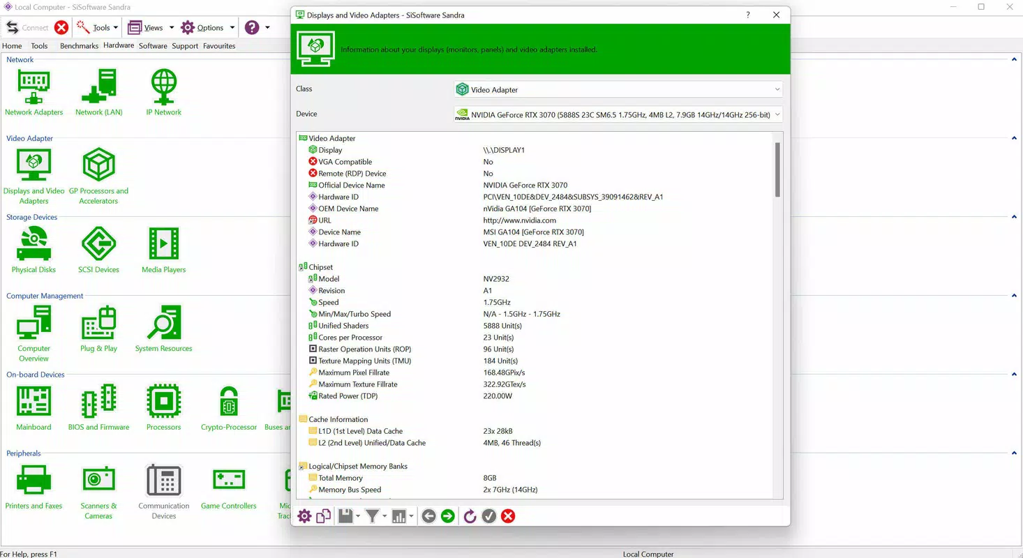SiSoftware Sandra Lite
