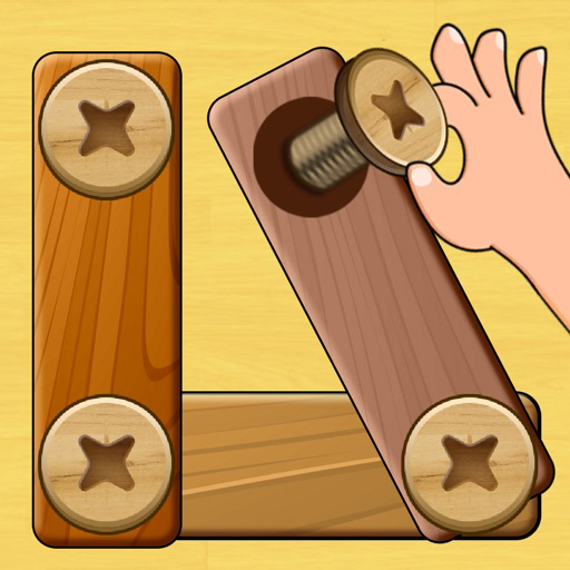 木製ナット＆ボルトパズルゲーム：Wood NutsiOS版(iPhone/iPad/iPod touch) AppPureで無料ダウンロード