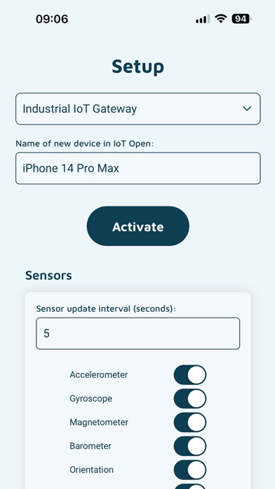 IoT SensorApp poster