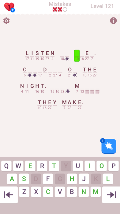 Cryptogram Mind Teasers ポスター