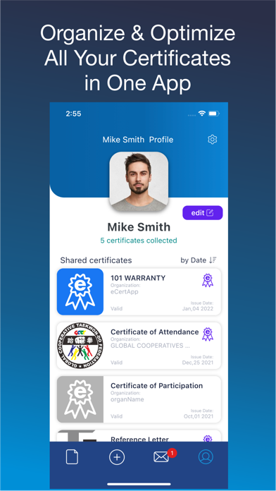 eCertApp poster