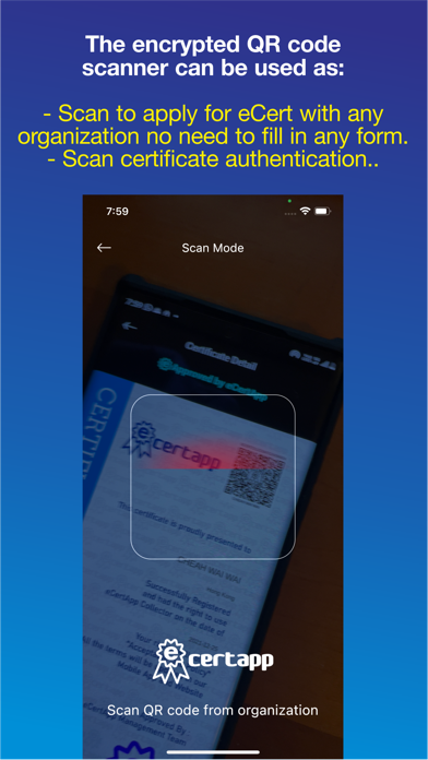 eCertApp poster