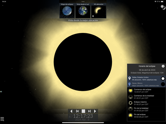 Solar Eclipse Guide 2024 الملصق