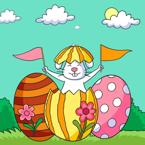 Easter Egg Coloring Book Game