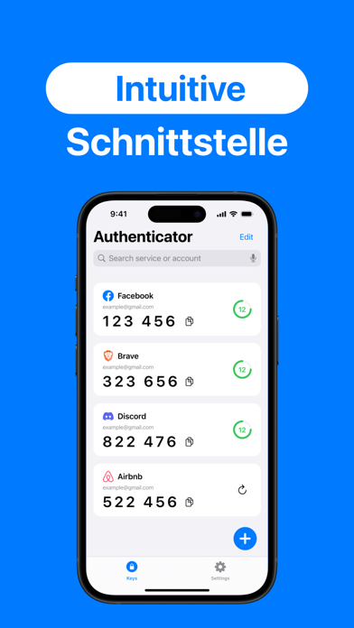 Internet-Schutz-App 2FA+ Plakat