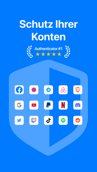 Internet-Schutz-App 2FA+ Plakat