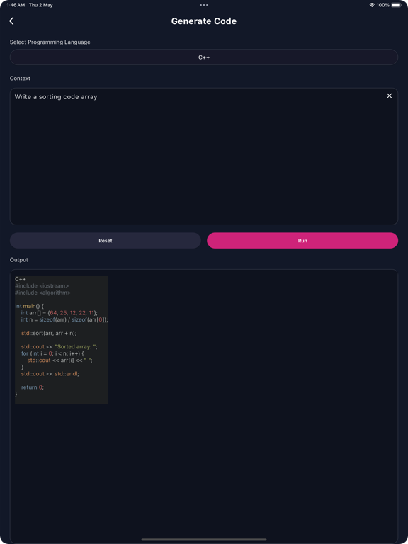 AI Code Generator & Assistant poster