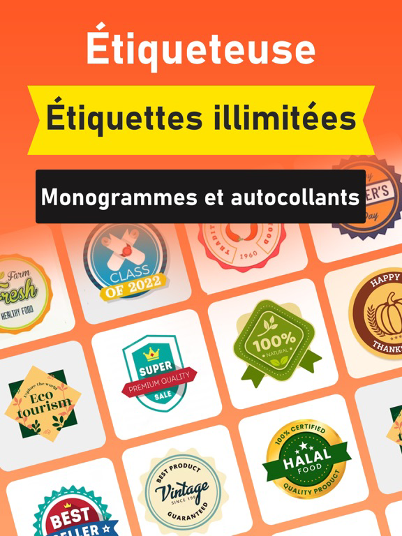 Étiqueteuse,imprimante,créatur Affiche
